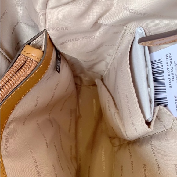 Gaby’sBags👜💕-NWT Michael Kors Purse Brown - Picture 8 of 8